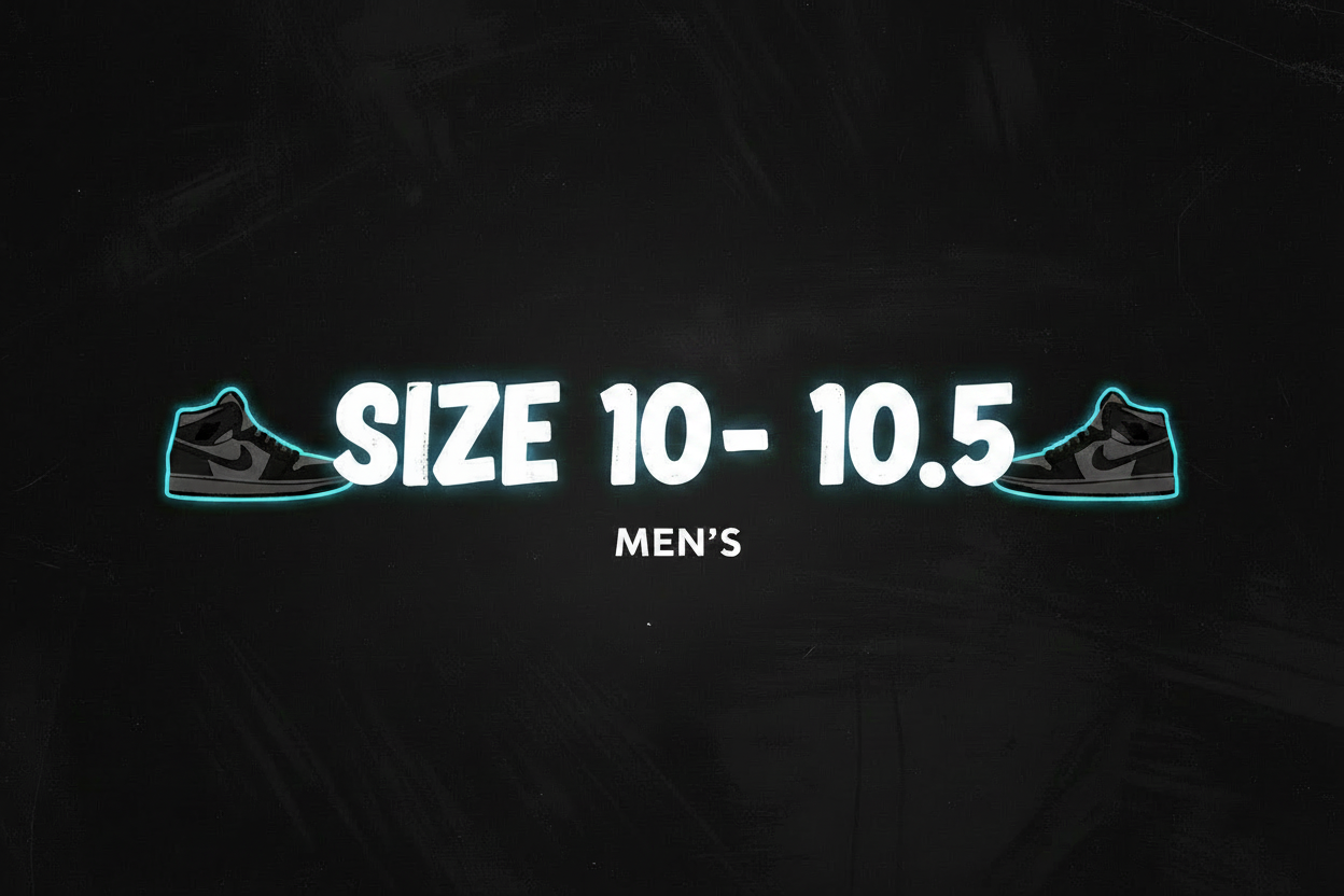 Size 10 - 10.5 Men's