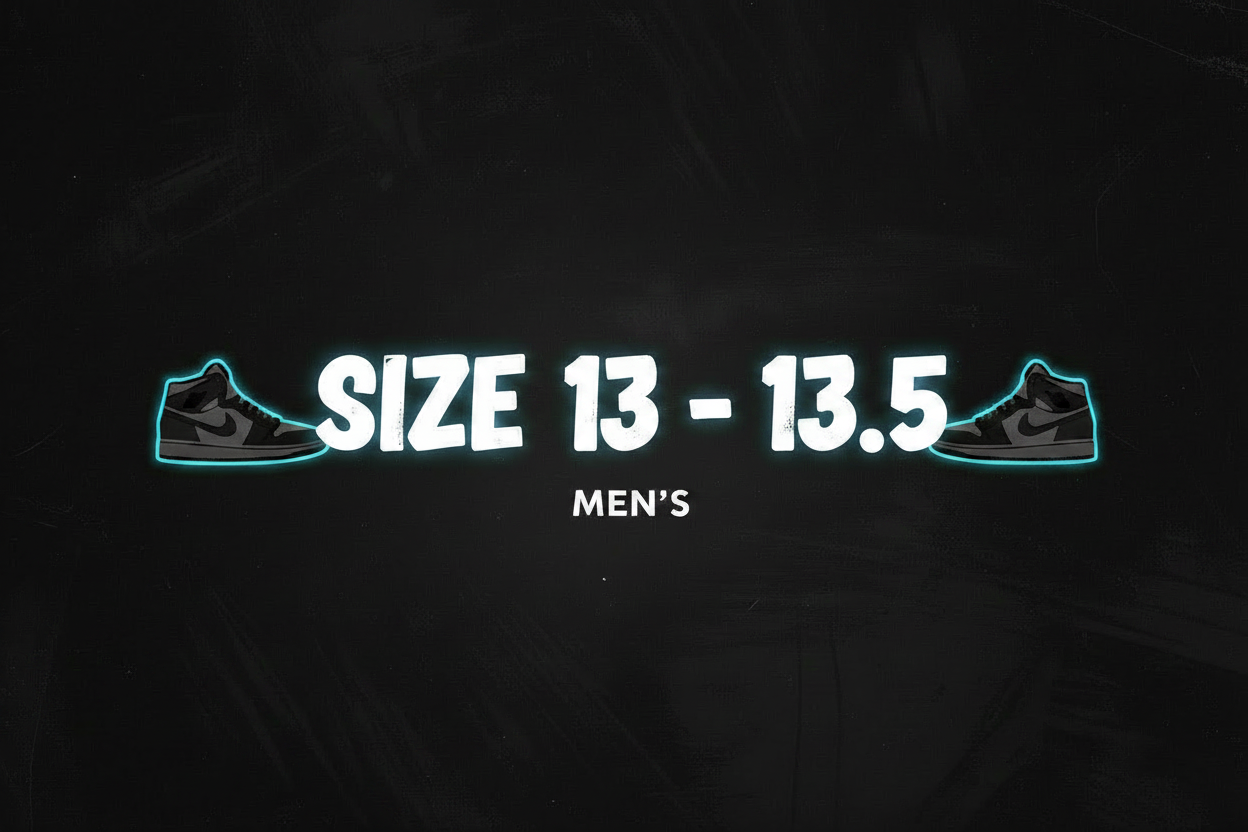 Size 13 - 13.5 Men's