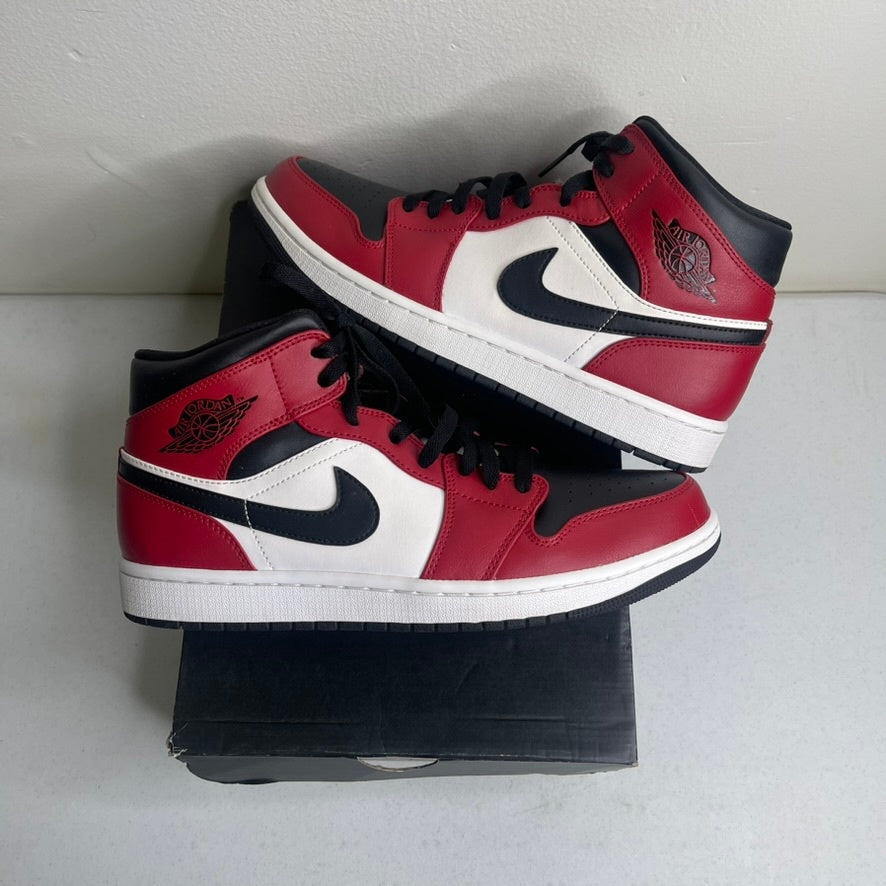 Size 10.5 - Jordan 1 Mid Chicago Toe