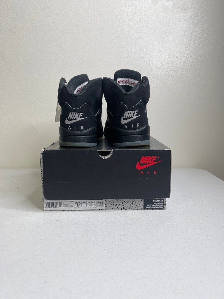 Size 8.5 - Jordan 5 Retro OG Black Metallic Reimagined