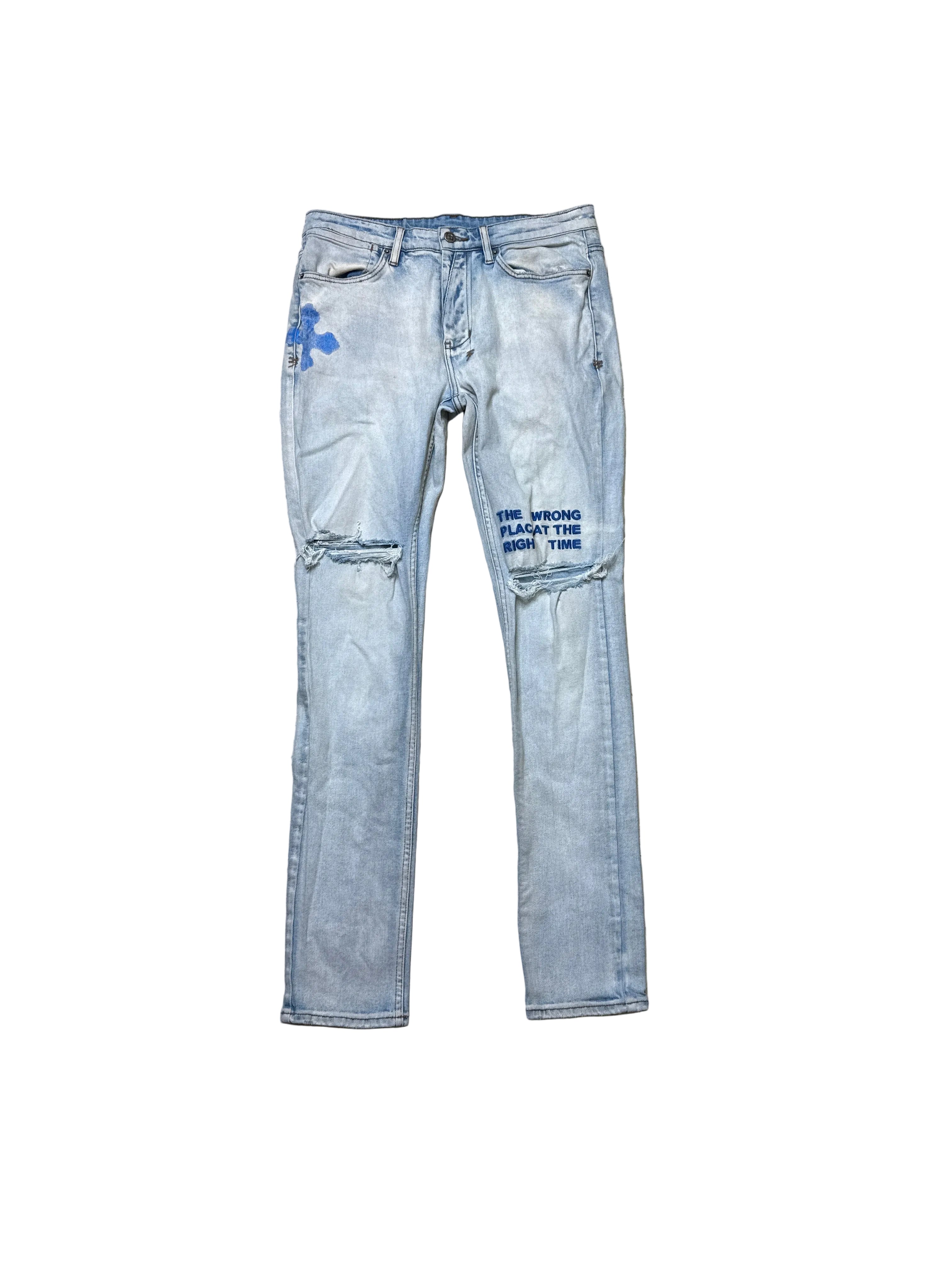 Size 34 - Ksubi Light Wash Jeans