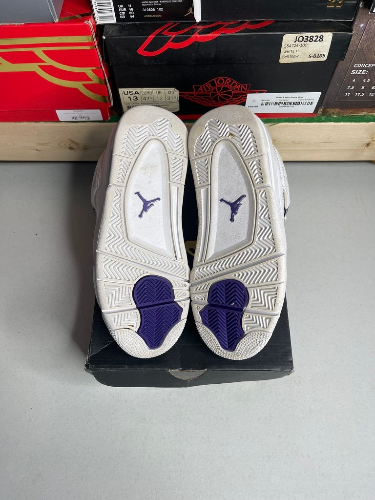 Jordan 4 Retro Metallic Purple (GS)