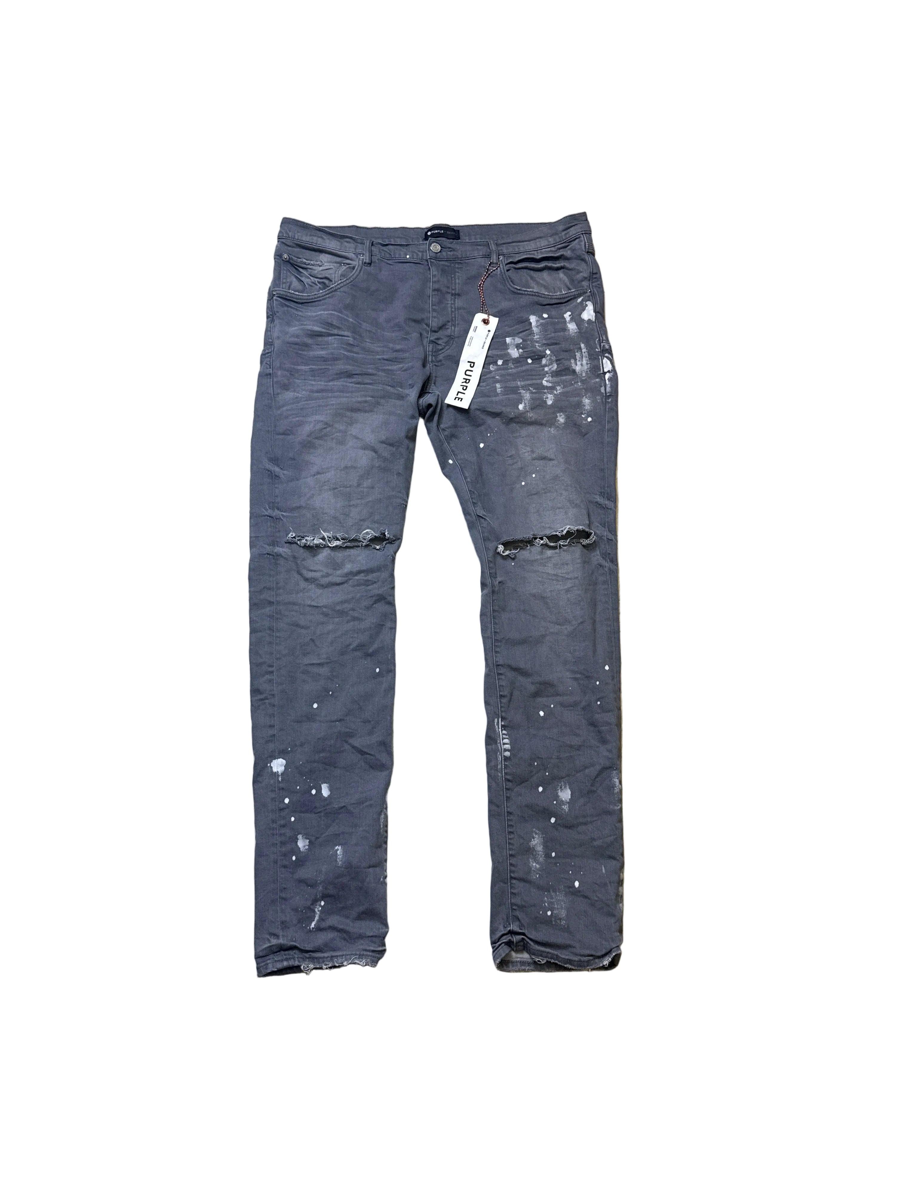 Size 38 - Purple Brand Splatter Paint Jeans