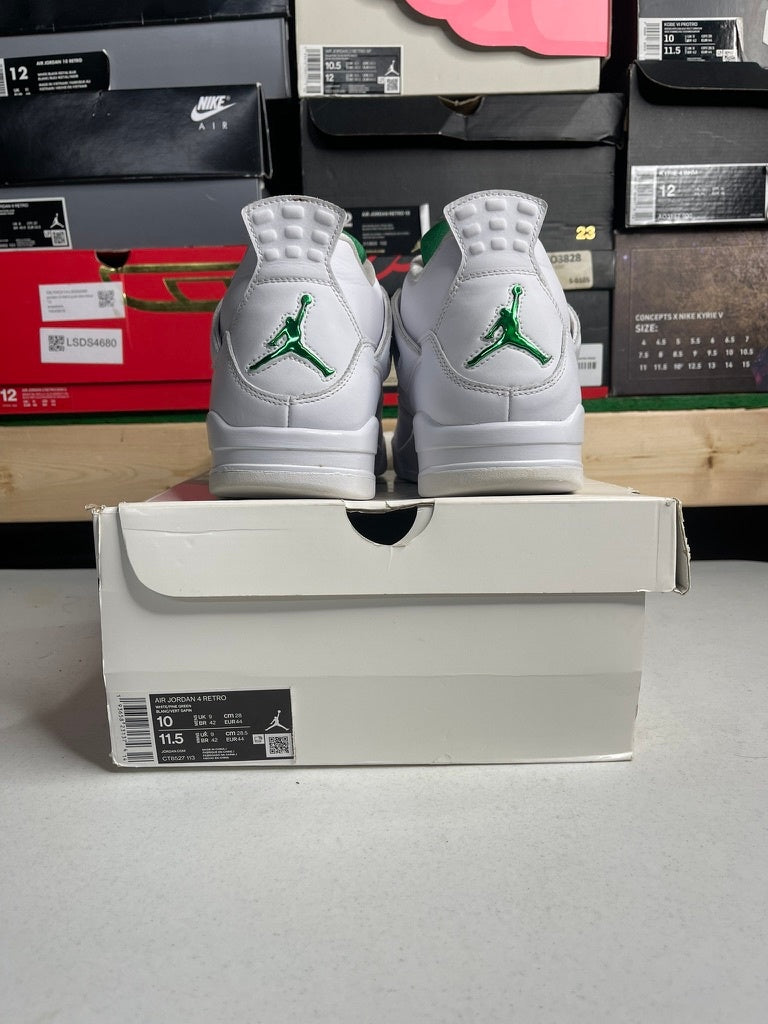 Jordan 4 Retro Metallic Green