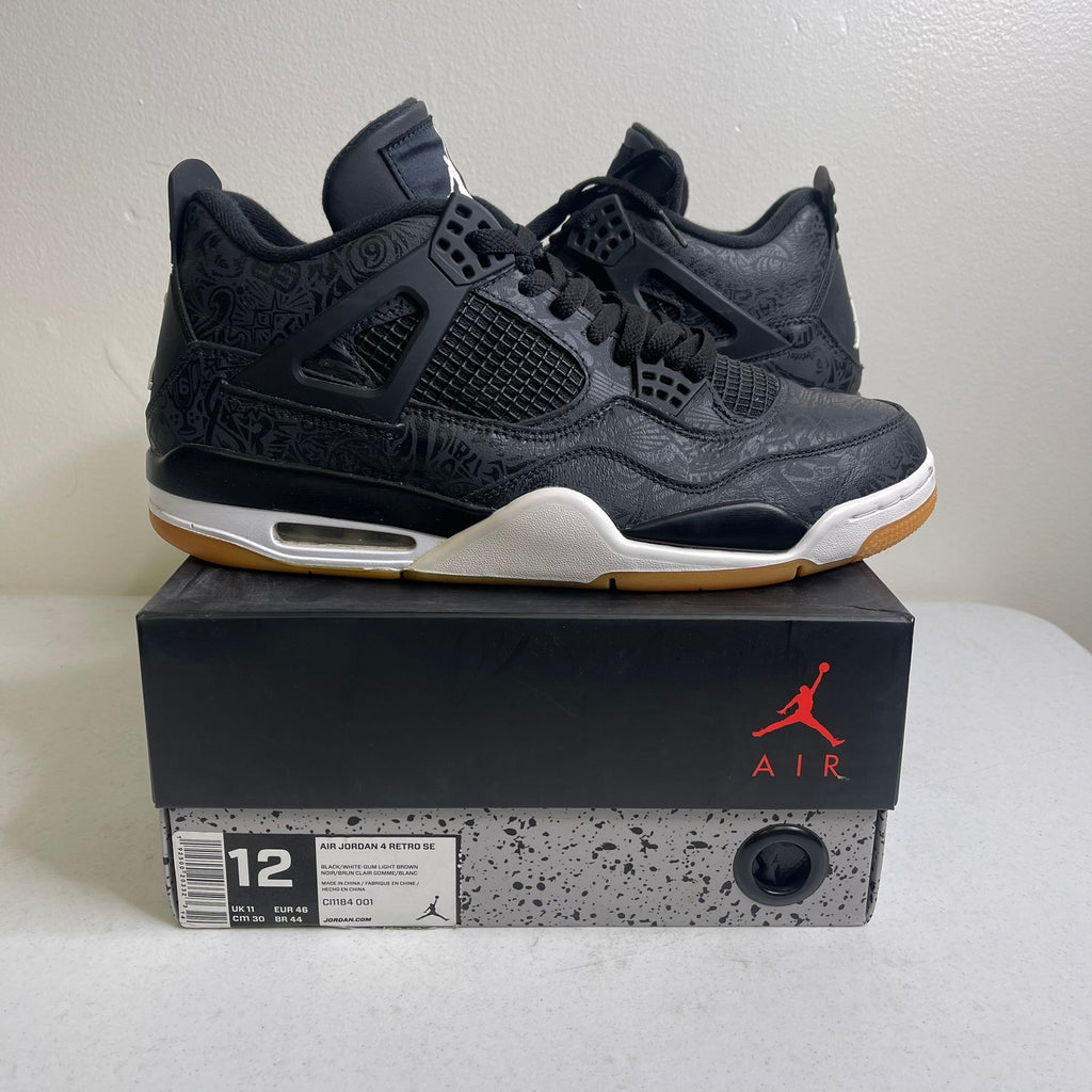 Jordan 4 Retro Laser Black Gum