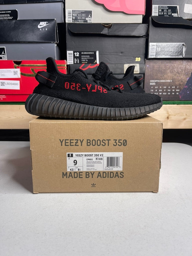 Size 9 - adidas Yeezy Boost 350 V2 Black Red