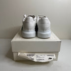 Alexander McQueen White Green Suede Sneaker