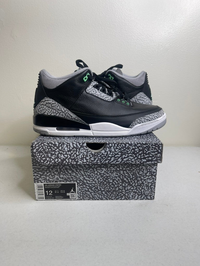 Jordan 3 Retro Green Glow