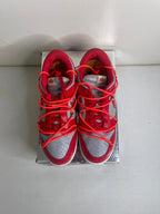 Size 10.5 - Nike Dunk Low Off-White University Red