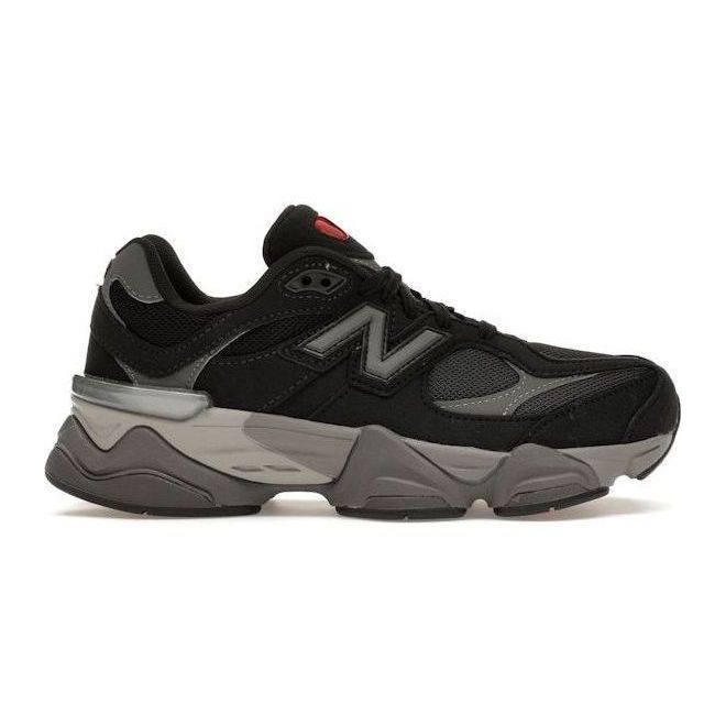 Size 6y - New Balance 9060 Black Grey (GS)