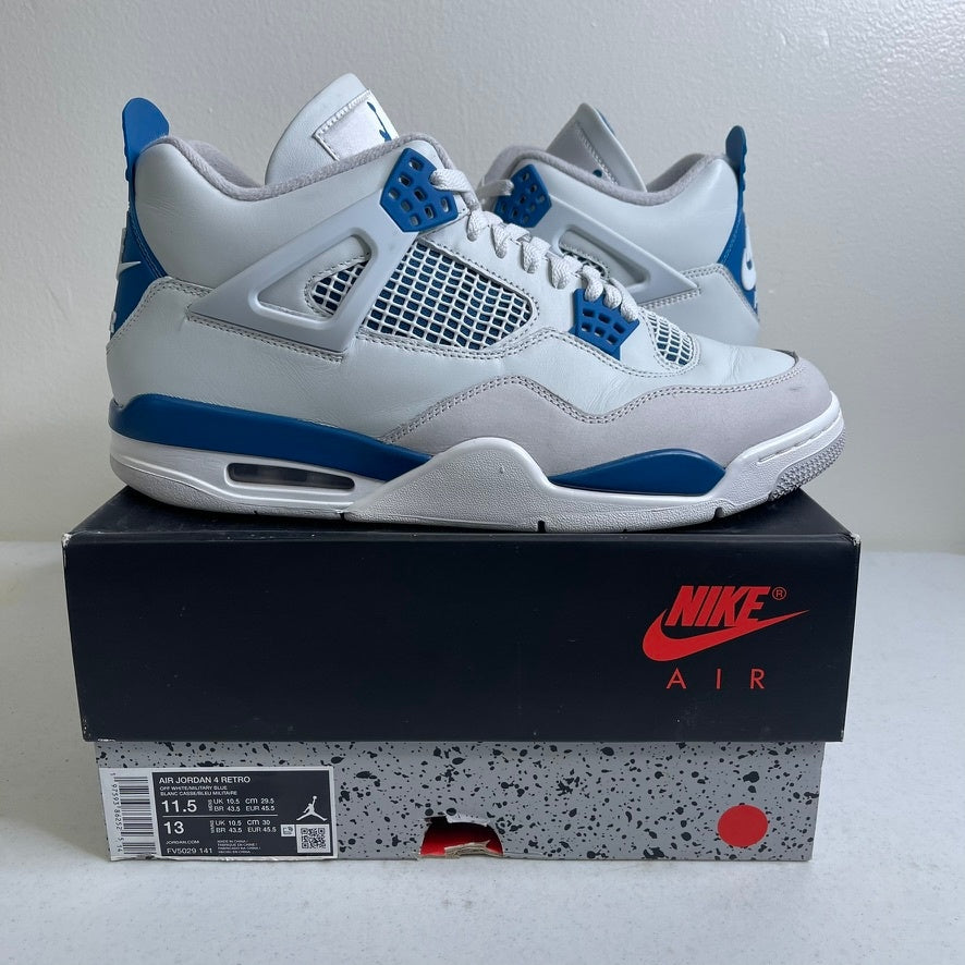 Size 11.5 - Jordan 4 Retro Military Blue (2024)
