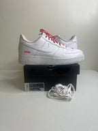 Size 11.5 - Nike Air Force 1 Low Supreme White