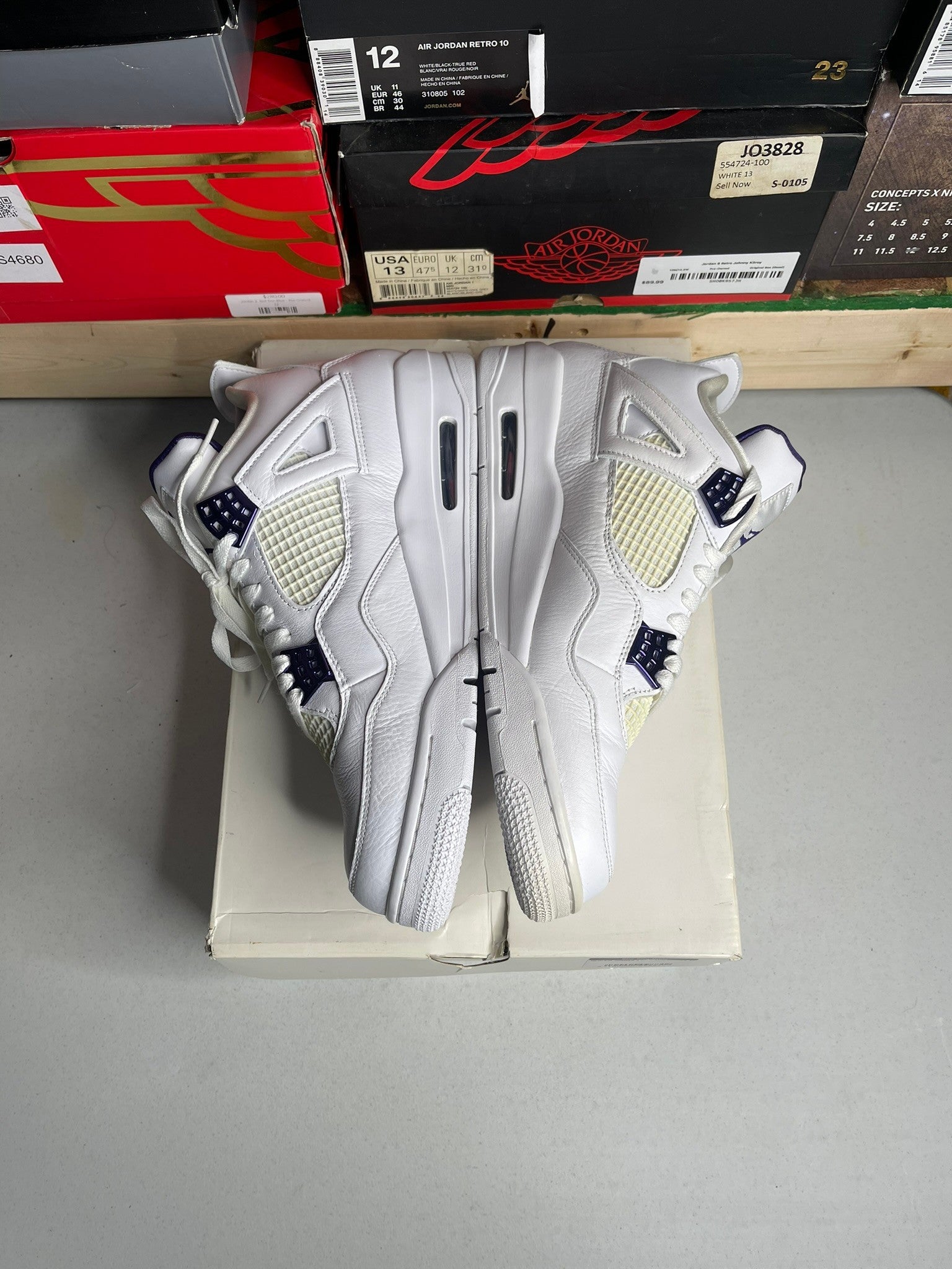 Jordan 4 Retro Metallic Purple