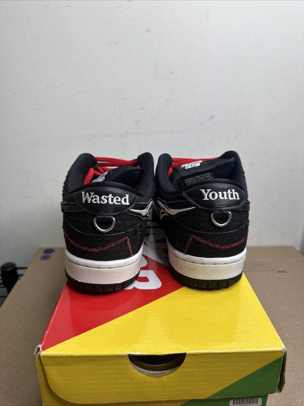 Nike Wasted Youth x Dunk SB Low Black Denim