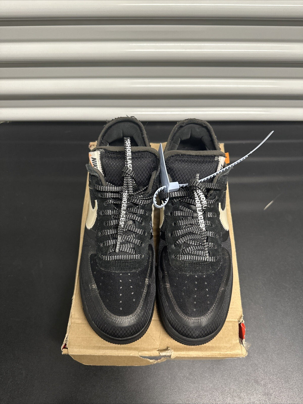 Size 10 - Nike Air Force 1 Low Off-White Black White