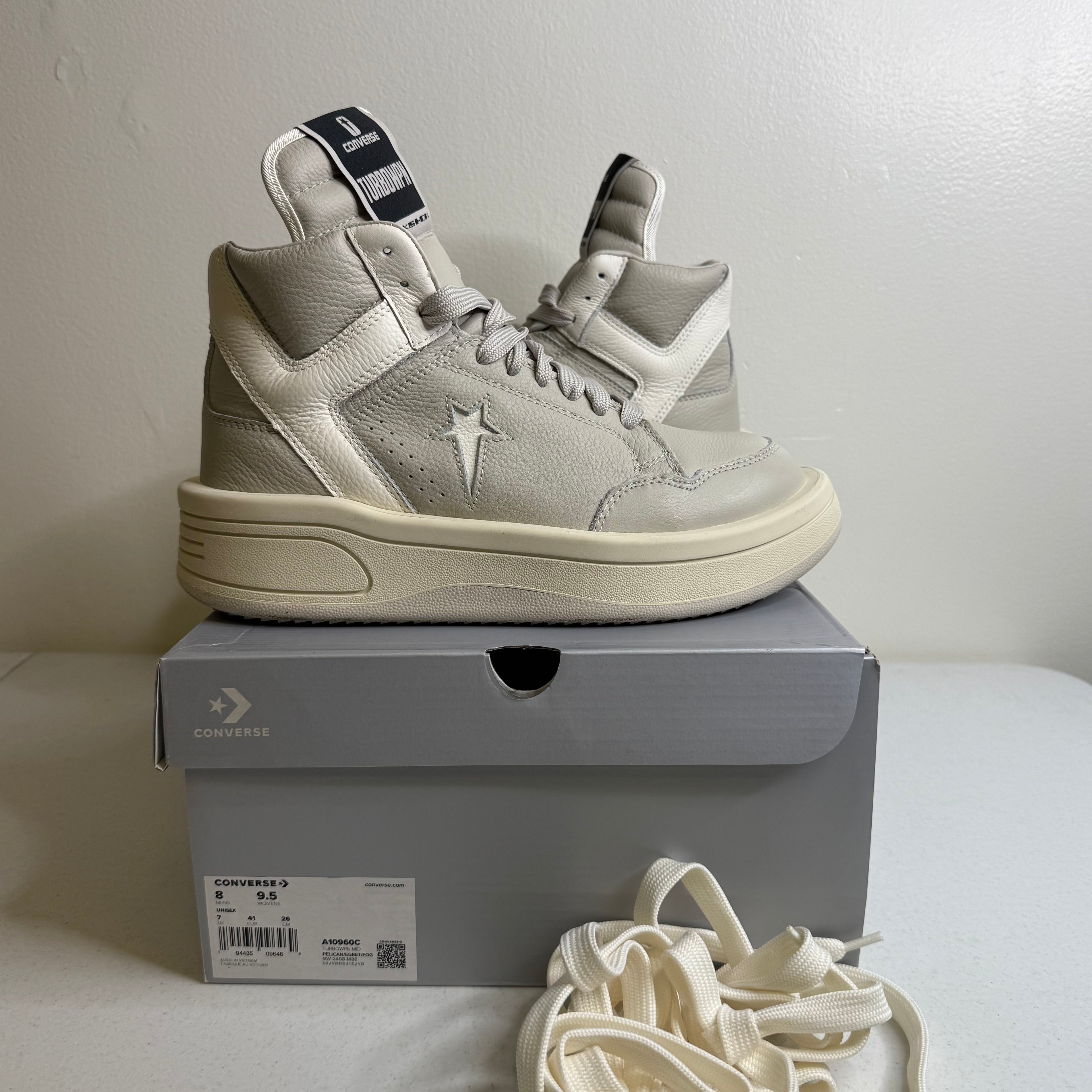 Converse Rick Owen’s DRKSHDW Oyster White