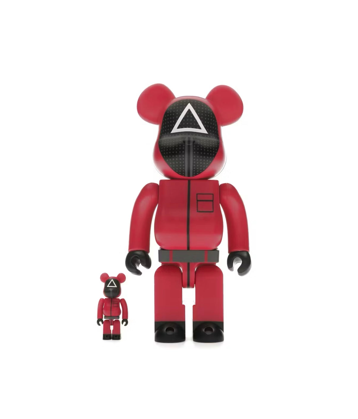 Bearbrick x Squid Game Guard (Triangle) 100% & 400% Set