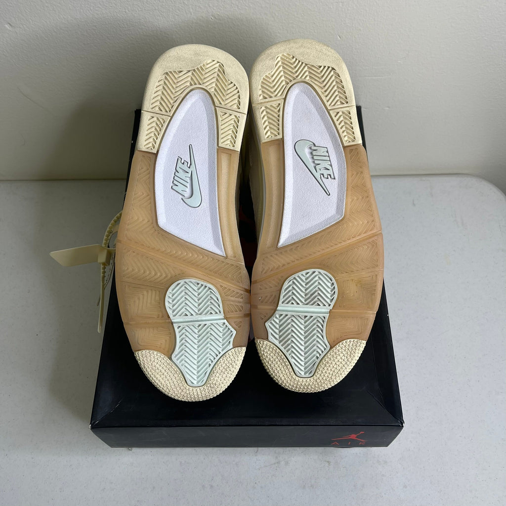 Size 11w - Jordan 4 Retro Off-White Sail (Women's)