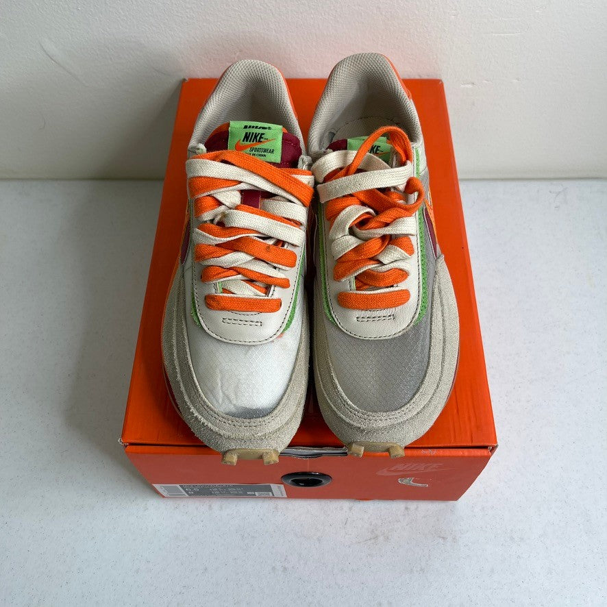 Nike LD Waffle sacai CLOT Kiss of Death Net Orange Blaze