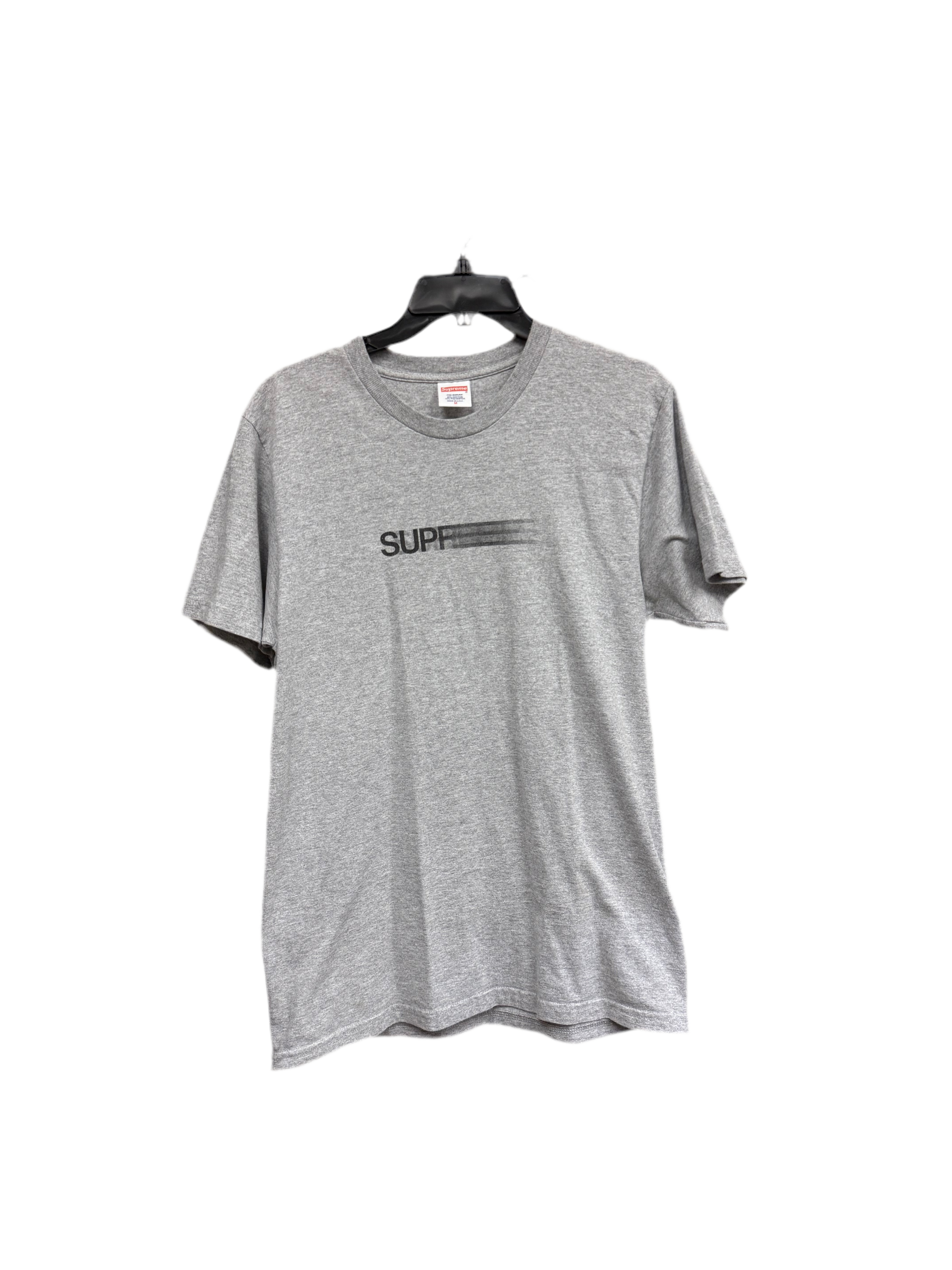 Supreme Motion Logo Tee Grey