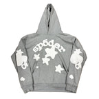 Size XL - Sp5der Beluga Hoodie Dark Grey Heather
