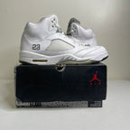 Size 13 - Jordan 5 Retro Metallic White (2015)