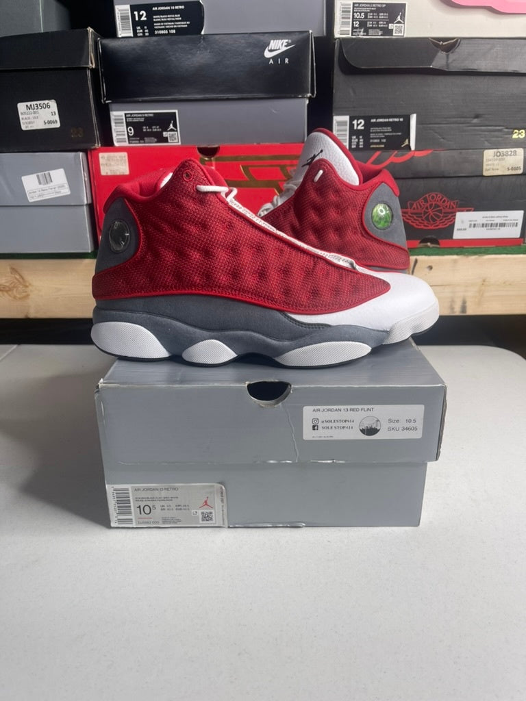 Size 10.5 - Jordan 13 Retro Gym Red Flint Grey
