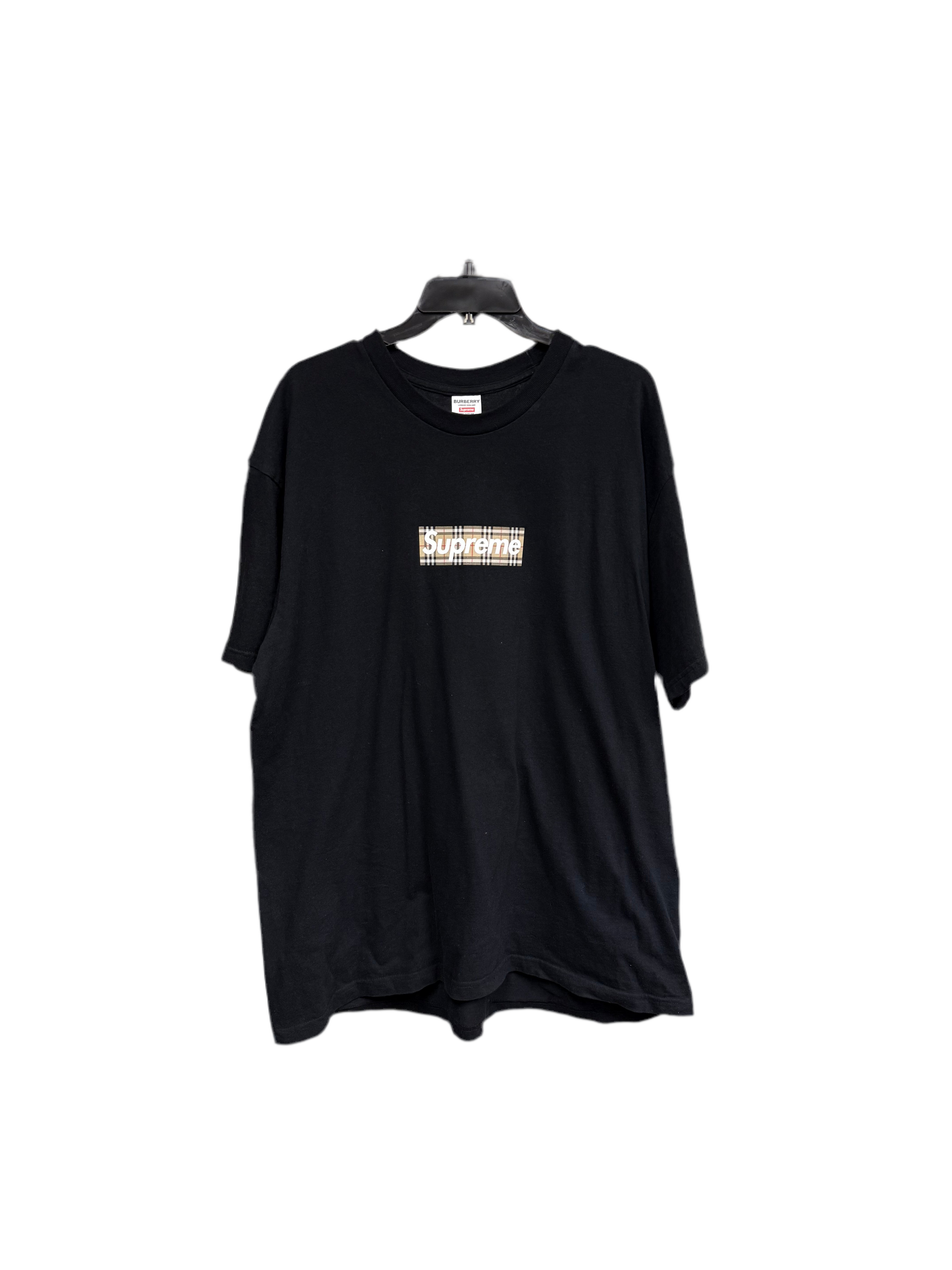 Supreme Burberry Box Logo Tee