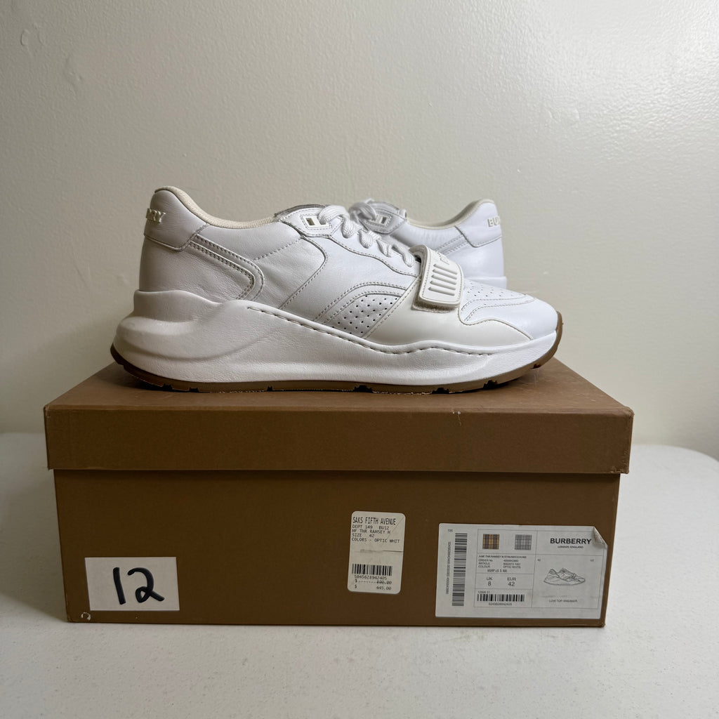 Burberry Ramsey White Gum