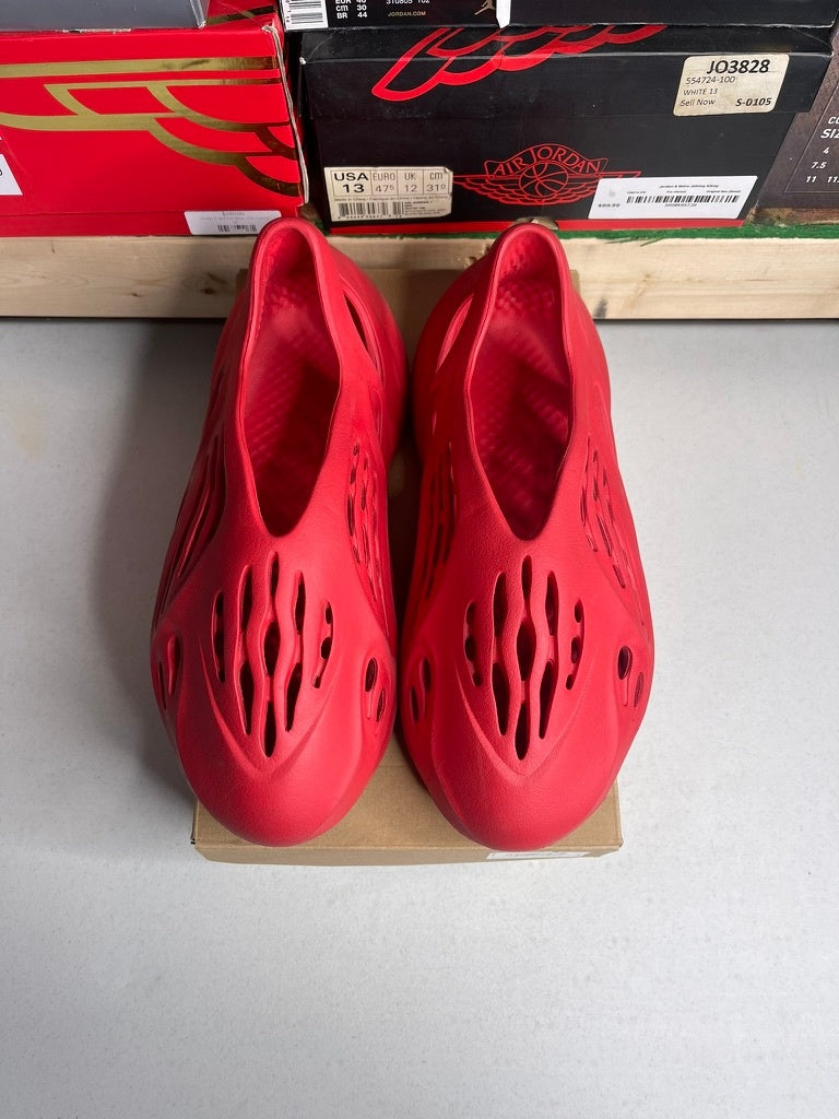 Size 11 - adidas Yeezy Foam RNNR Vermillion