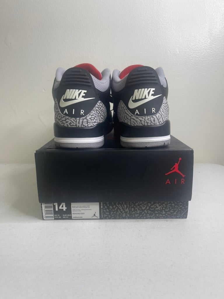 Size 14 - Jordan 3 Retro Black Cement (2018)
