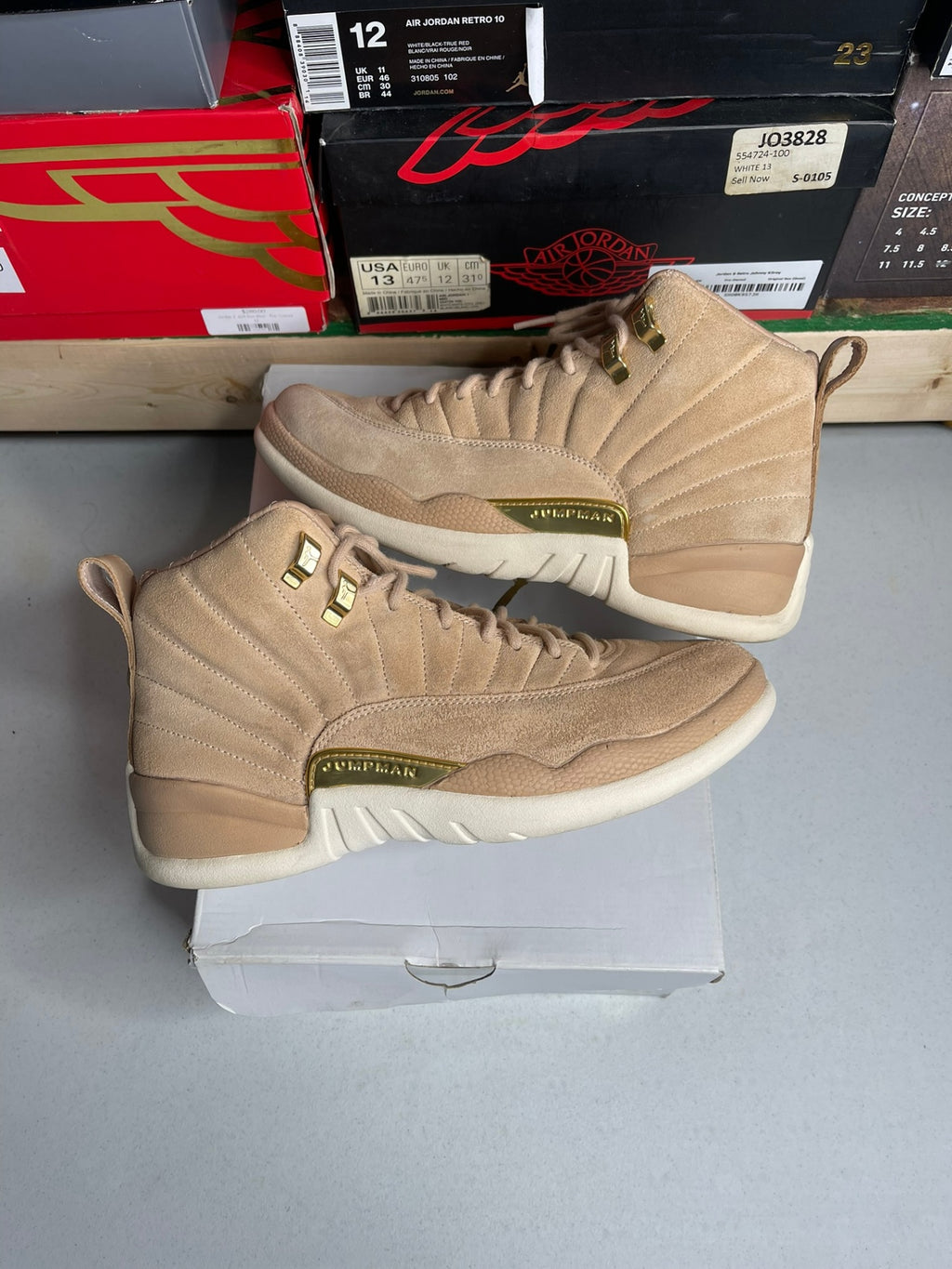 Jordan 12 Retro Vachetta Tan (Women's)