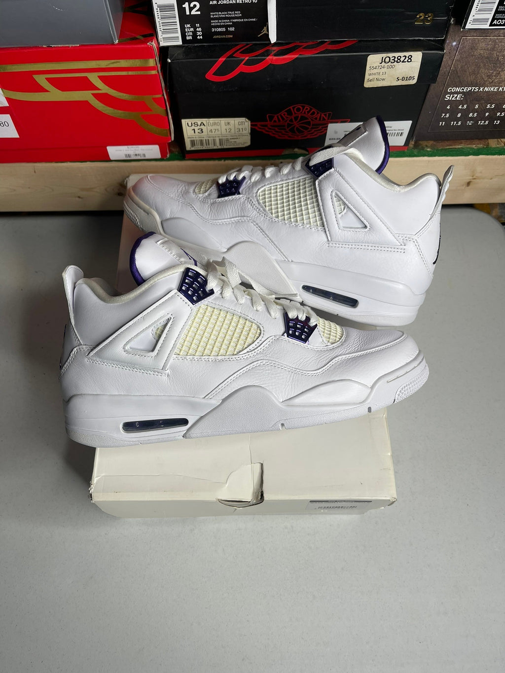 Jordan 4 Retro Metallic Purple
