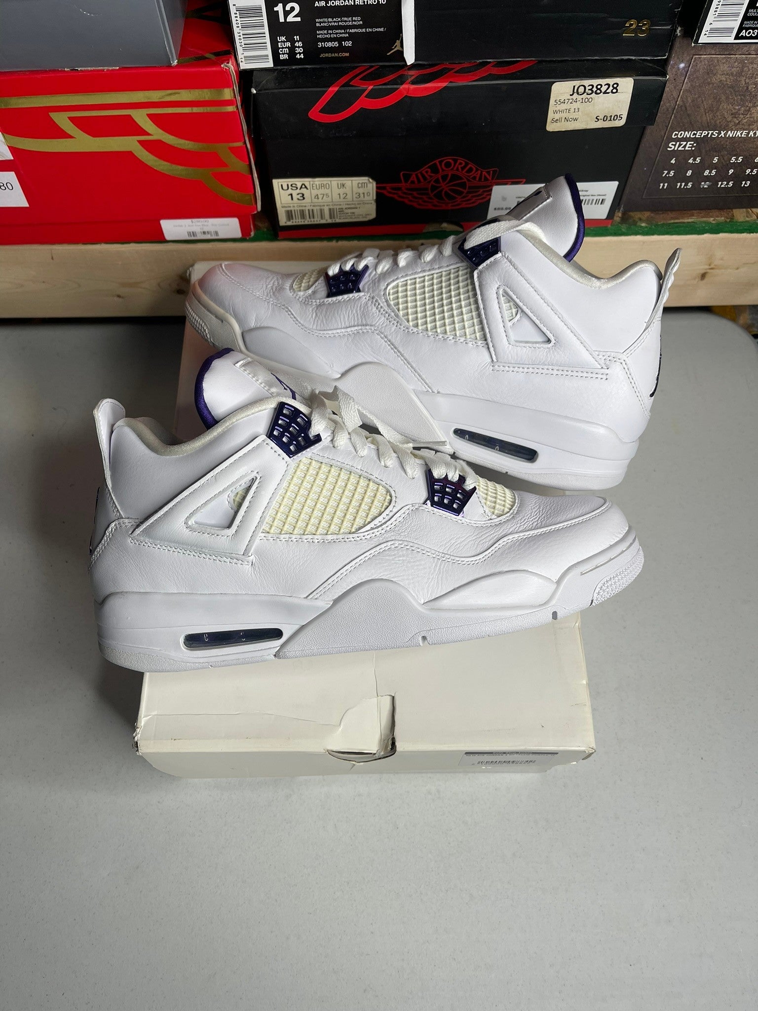 Jordan 4 Retro Metallic Purple