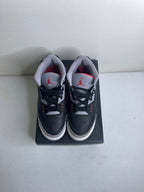 Size 6.5y - Jordan 3 Retro Black Cement (2024) (GS)