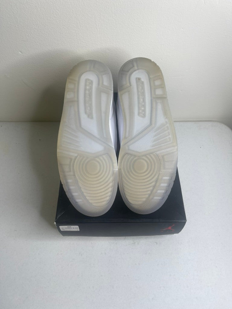Size 10.5 - Jordan 3 Retro Pure White (2018)