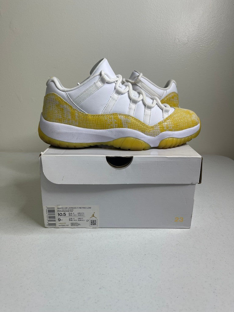 Jordan 11 Retro Low Yellow Snakeskin (Women's)