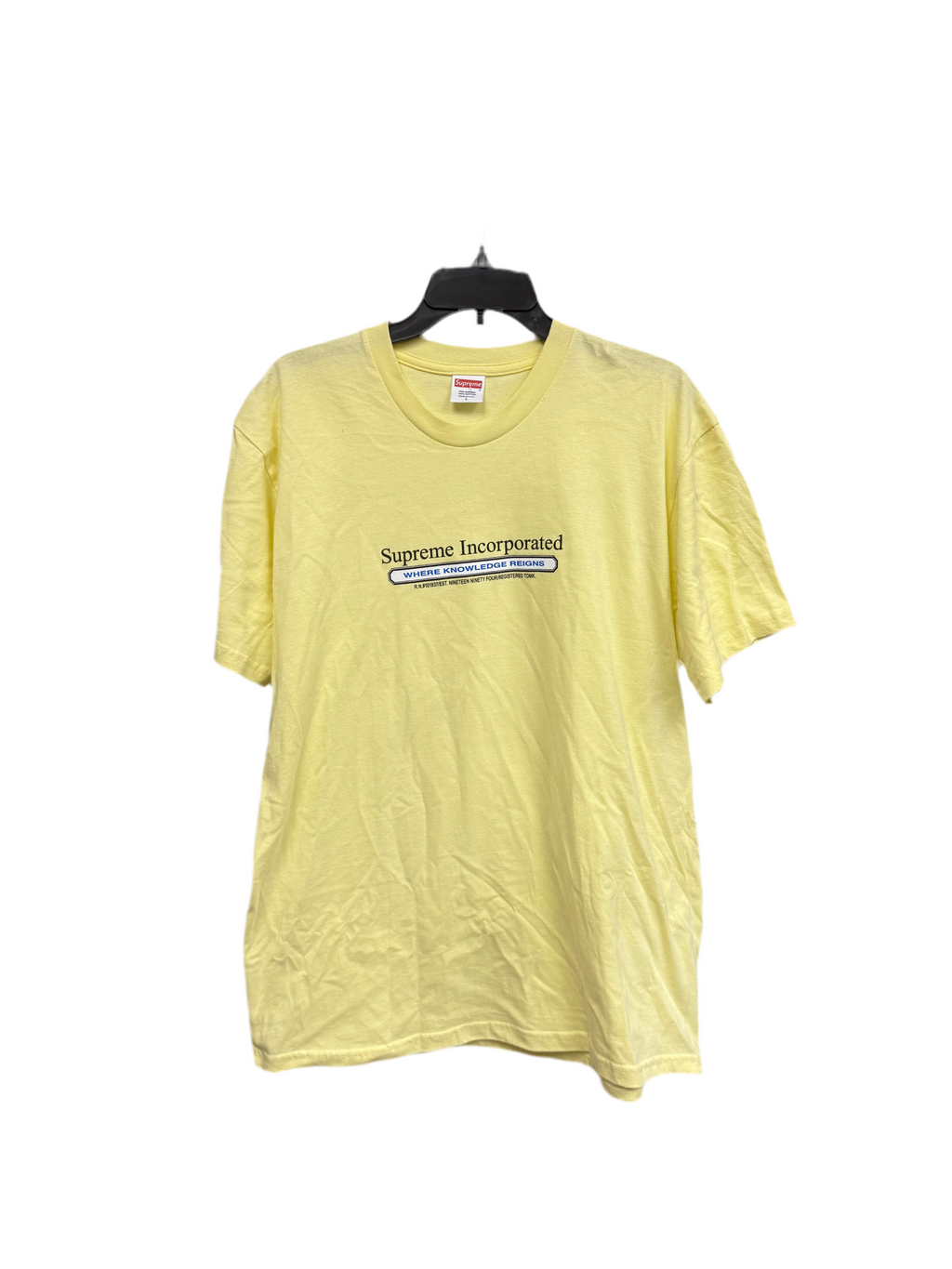 Supreme Inc. Tee Pale Yellow