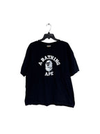 Bape College Tee Black