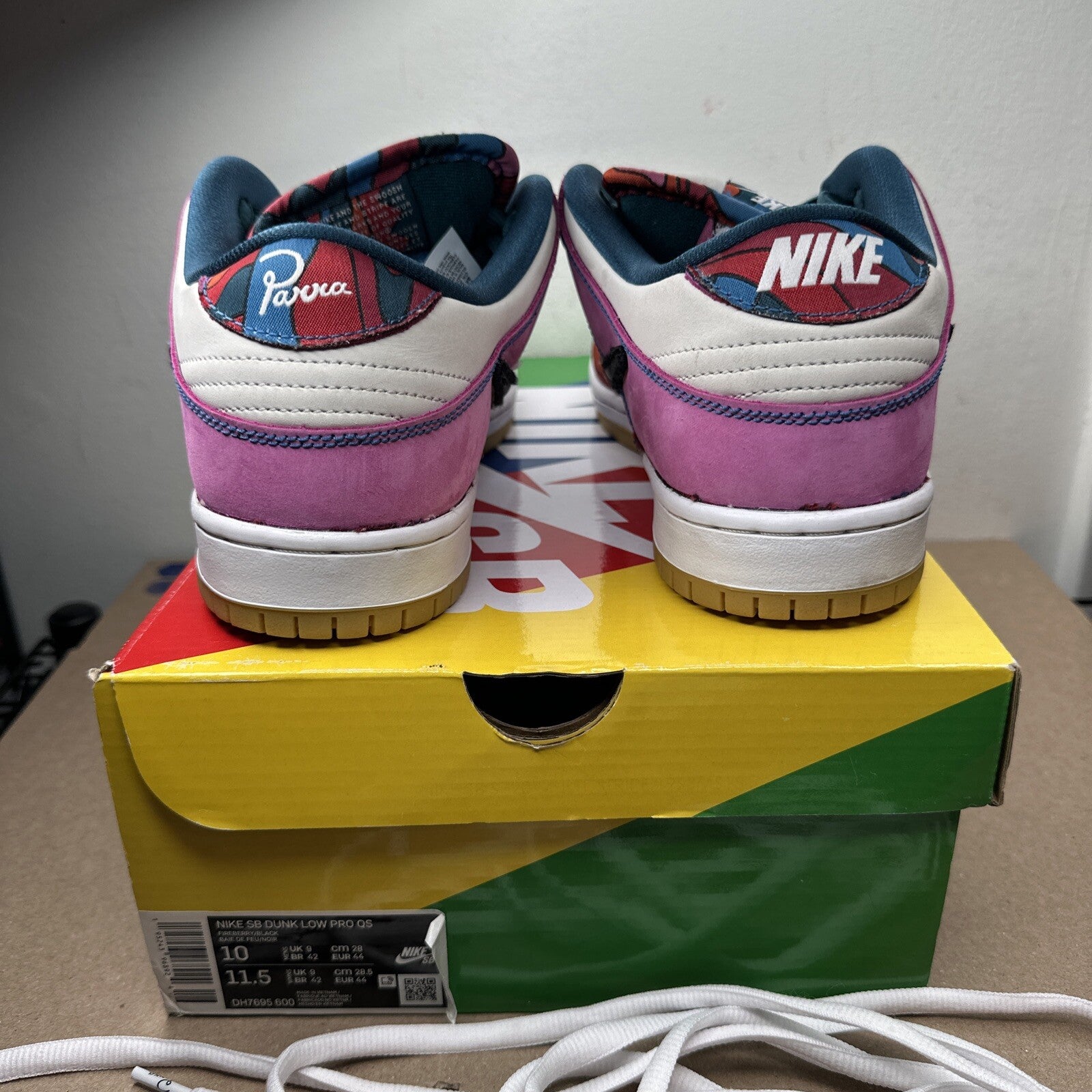 Size 10 - Nike SB Dunk Low Pro Parra Abstract Art (2021)