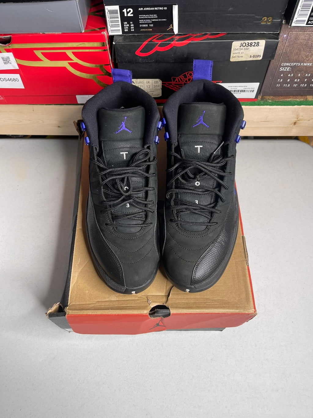 Jordan 12 Retro Black Dark Concord