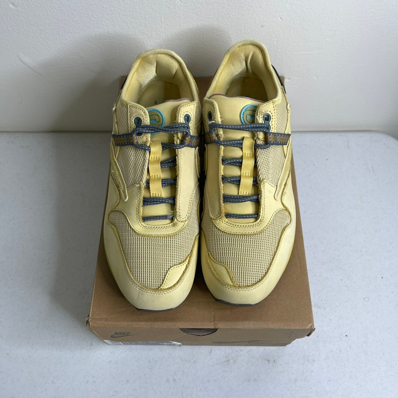 Size 12 - Nike Air Max 1 Travis Scott Cactus Jack Saturn Gold