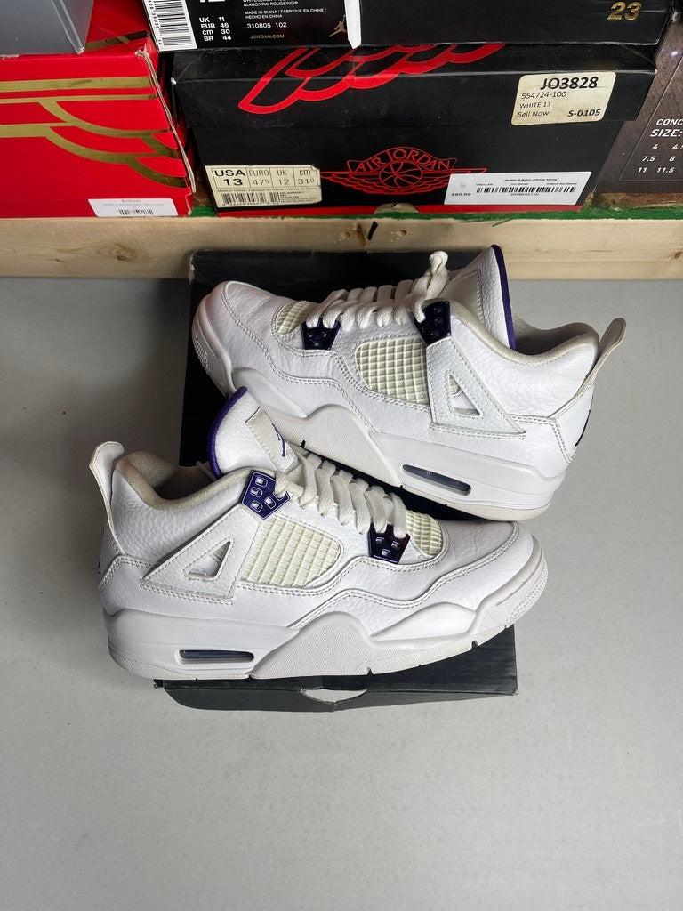 Jordan 4 Retro Metallic Purple (GS)