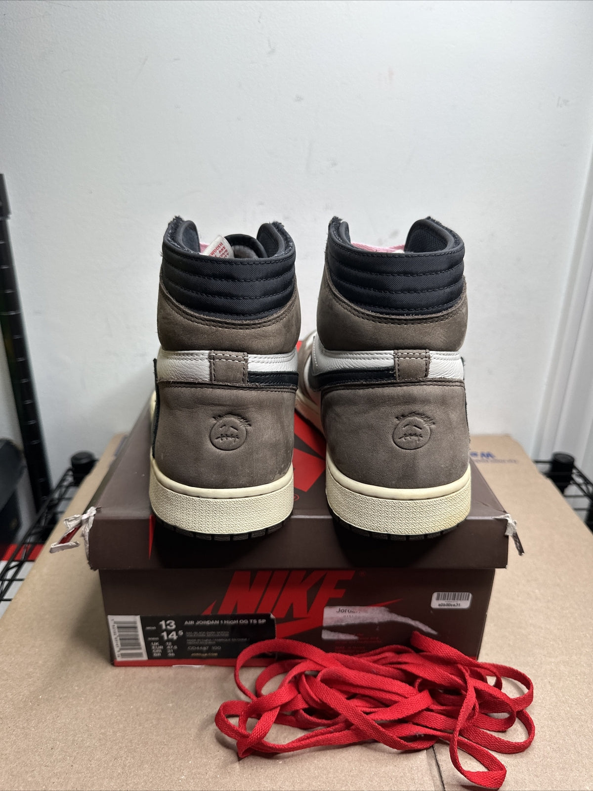 Size 13 - Jordan 1 Retro High OG SP Travis Scott Mocha