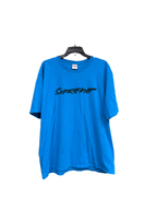 Supreme Futura Logo Tee Blue
