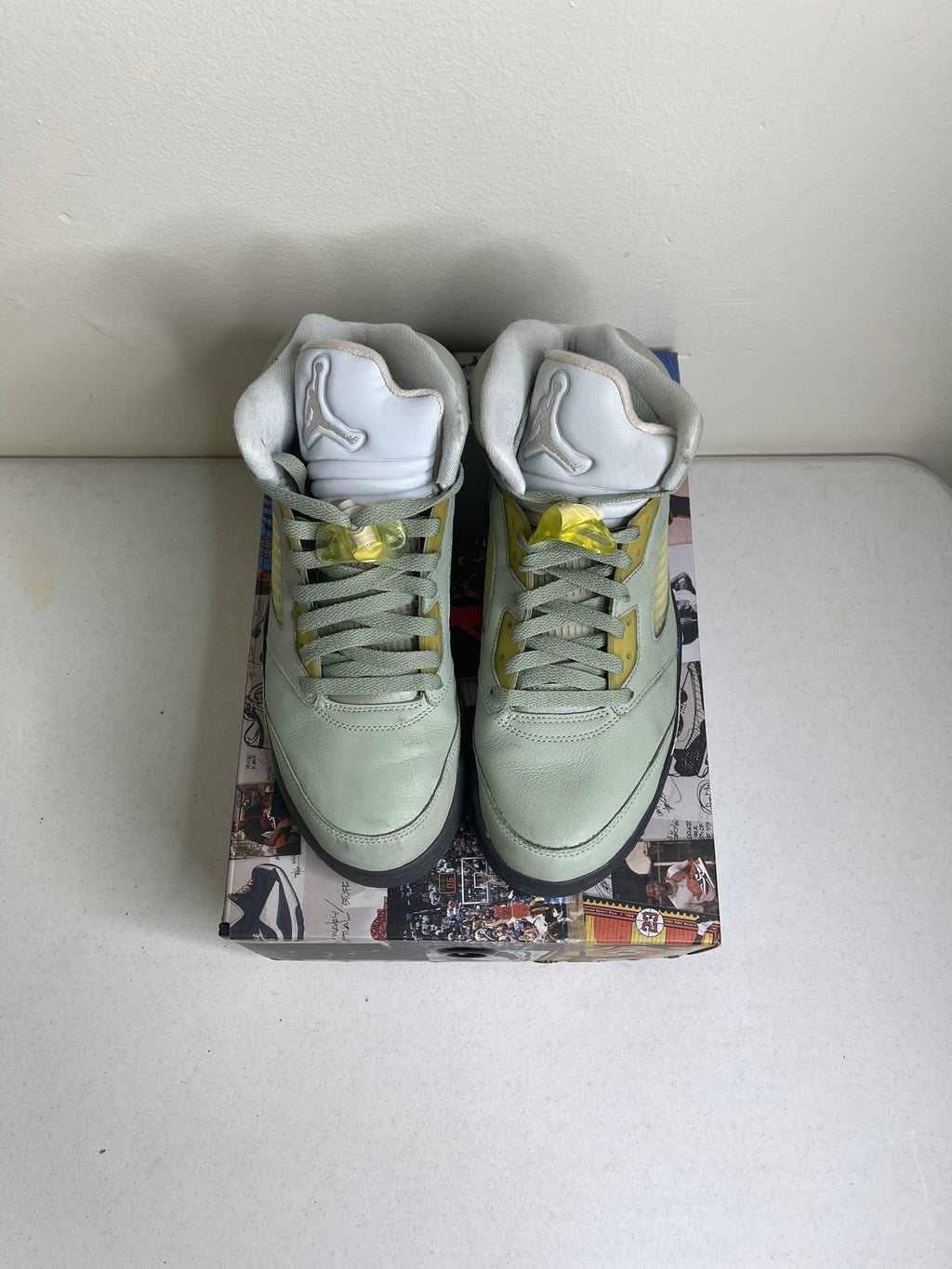 Size 9.5 - Jordan 5 Retro Jade Horizon