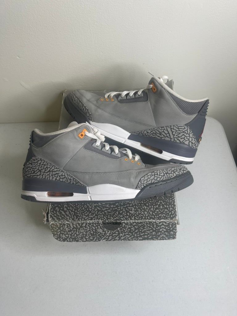 Size 15 - Jordan 3 Retro Cool Grey (2021)