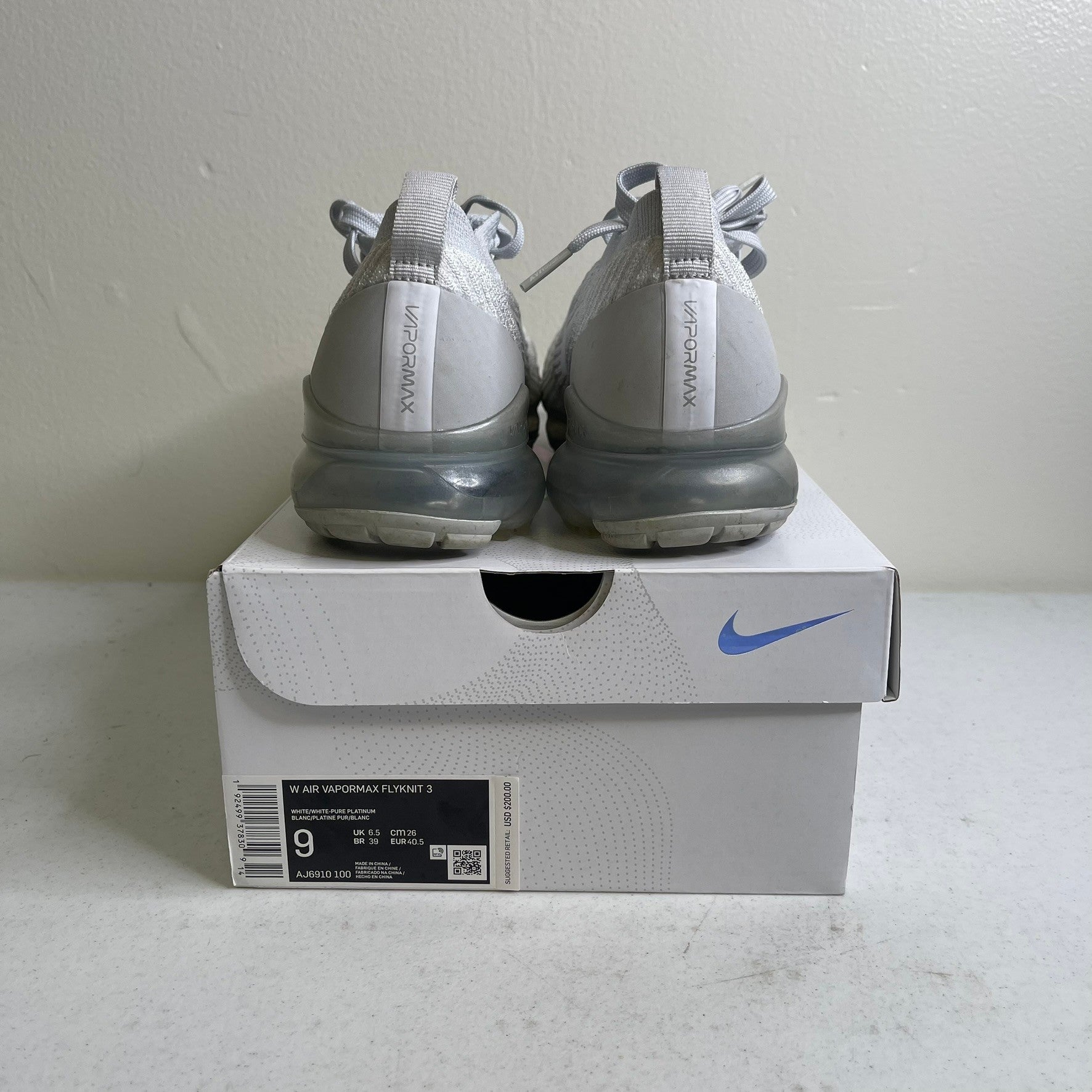 Nike Air VaporMax Flyknit 3 Pure Platinum (Women's)