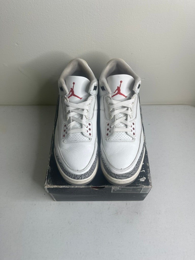 Size 9.5 - Jordan 3 Retro White Cement Reimagined