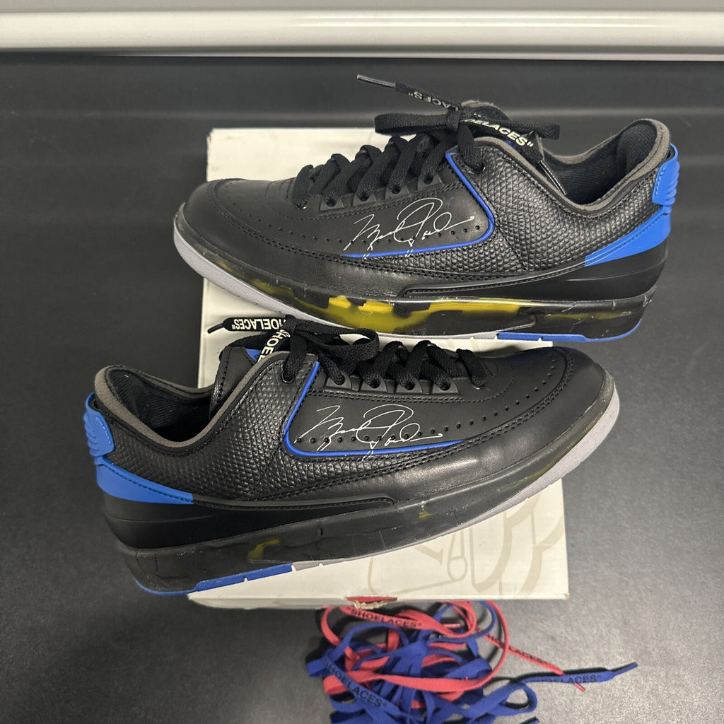 Jordan 2 Retro Low SP Off-White Black Blue